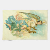 Angel en kind theedoek (Horizontaal)