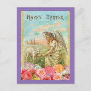  Angel en Lamb Briefkaart