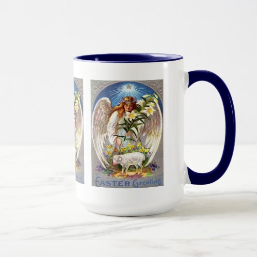  Angel en Lamb Drie-panelen, ZSSG Mok (Rechts)