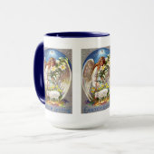  Angel en Lamb Drie-panelen, ZSSG Mok (Voorkant links)