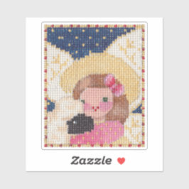 Angel en Lamb Sticker