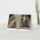 Angel en Maria kerstkaart Feestdagen Kaart (Achterkant)