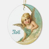  Angel en Moon Noel Kerstversiering Keramisch Ornament (Links)