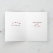 Angel en Mountain Dulcimer Kerstmis Groet Kaart (Binnen)