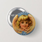 Angel en Stars Button (Voorkant /achterkant)