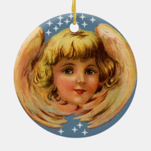 Angel en Stars Ornament (Achterkant)