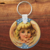 Angel en Stars Sleutelhanger (Voorkant)