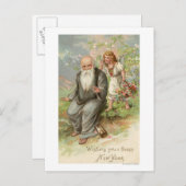 Angel en Vader Tijd # 1 Briefkaart (Voorkant / Achterkant)