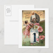 Angel en Vader Tijd # 2 Briefkaart (Voorkant / Achterkant)