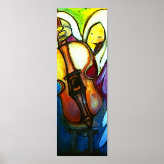 Angel en Violin Poster (Voorkant)