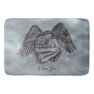 Angel Eros in Liefde, ik hou van je Badmat