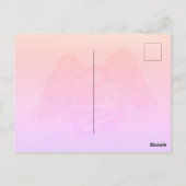 Angel Eros in Liefde, ik hou van je Briefkaart (Achterkant)