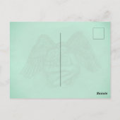 Angel Eros in Liefde, ik hou van je Briefkaart (Achterkant)
