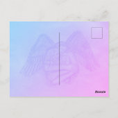 Angel Eros in Liefde, ik hou van je Briefkaart (Achterkant)