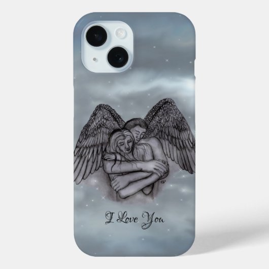 Angel Eros in Liefde, ik hou van je Case-Mate iPhone Case (Achterkant)