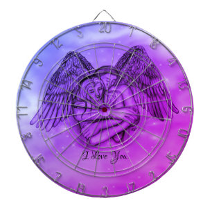 Angel Eros in Liefde, ik hou van je Dartbord