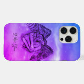 Angel Eros in Liefde, ik hou van je iPhone Hoesje (Achterkant horizontaal)