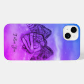Angel Eros in Liefde, ik hou van je iPhone Hoesje (Achterkant horizontaal)