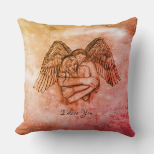 Angel Eros in Liefde, ik hou van je Kussen