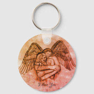 Angel Eros in Liefde, ik hou van je Sleutelhanger