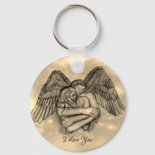 Angel Eros in Liefde, ik hou van je Sleutelhanger