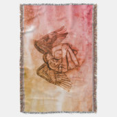 Angel Eros in Love Deken (Voorkant Verticaal)