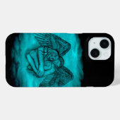 Angel Eros in Love in Black and green design Case-Mate iPhone Case (Achterkant (horizontaal))