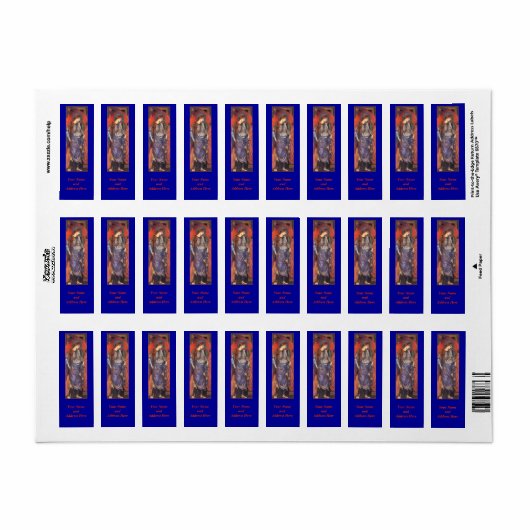 Angel - Etiketten voor kerstretour (Full Sheet)