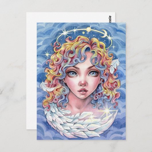 Angel Eyes Briefkaart (Voorkant / Achterkant)