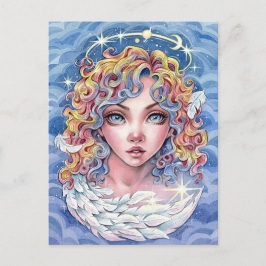 Angel Eyes Briefkaart (Voorkant)