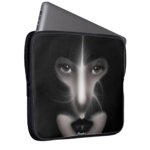 Angel Eyes Fractal Art-laptophoes Laptop Sleeve