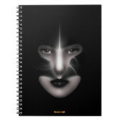 Angel Eyes Fractal Art Spiral Notitieboek (Voorkant)