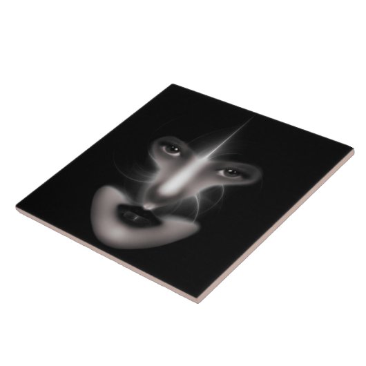 Angel Eyes Fractal Art Tegels Tegeltje (Zijkant)