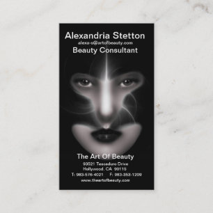 Angel Eyes Fractal Art Verticaal Visitekaartje