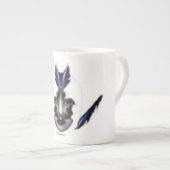 Angel Eyes Wings of Wind Fractal Bone China Mok (Voorkant rechts)