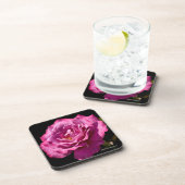 Angel Face Roos Up-Close Bier Onderzetter (Rechterzijde)