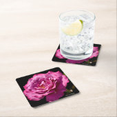 Angel Face Roos Up-Close Kartonnen Onderzetters (Insitu)