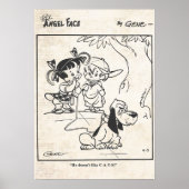 Angel Face stripverhaal "De hond houdt niet van ka Poster (Voorkant)