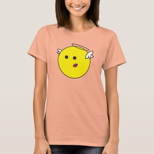 Angel Face Women's Burnout T-shirt (Voorkant)
