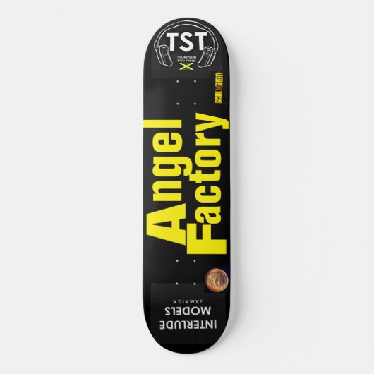 ANGEL FACTORY 8 1/4" Skateboard Dek (Voorkant)