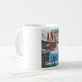 Angel Falls Venezuela Reisposter Koffiemok (Voorkant links)