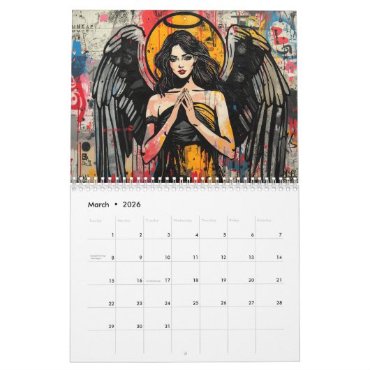Angel Fantasy 2026 Kalender (Mar 2026)