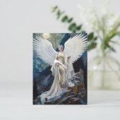 Angel Fantasy Art Briefkaart (Staand voorkant)