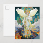Angel Fantasy Art Briefkaart (Voorkant / Achterkant)