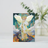 Angel Fantasy Art Briefkaart (Staand voorkant)