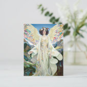 Angel Fantasy Art Briefkaart (Staand voorkant)