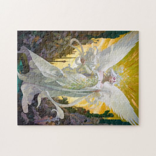 Angel Fantasy Art Legpuzzel (Horizontaal)