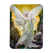 Angel Fantasy Art Magneet (Verticaal)