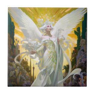 Angel Fantasy Art Tegeltje