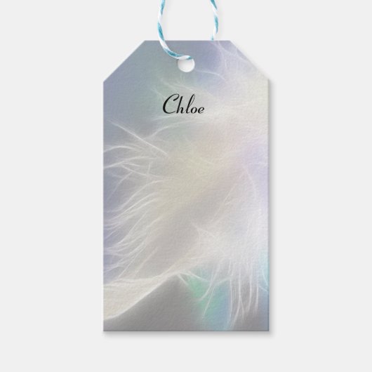 Angel Feather Cadeaulabel (Voorkant)